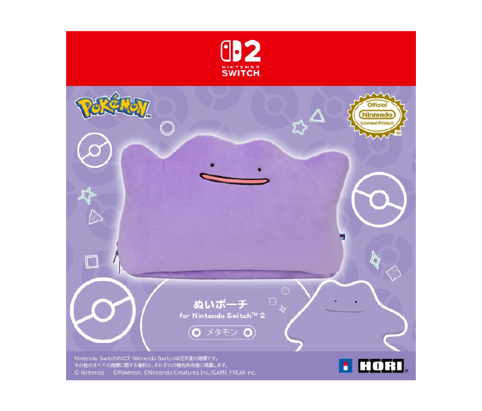 HORI Plush Pouch (Ditto) for Nintendo Switch 2